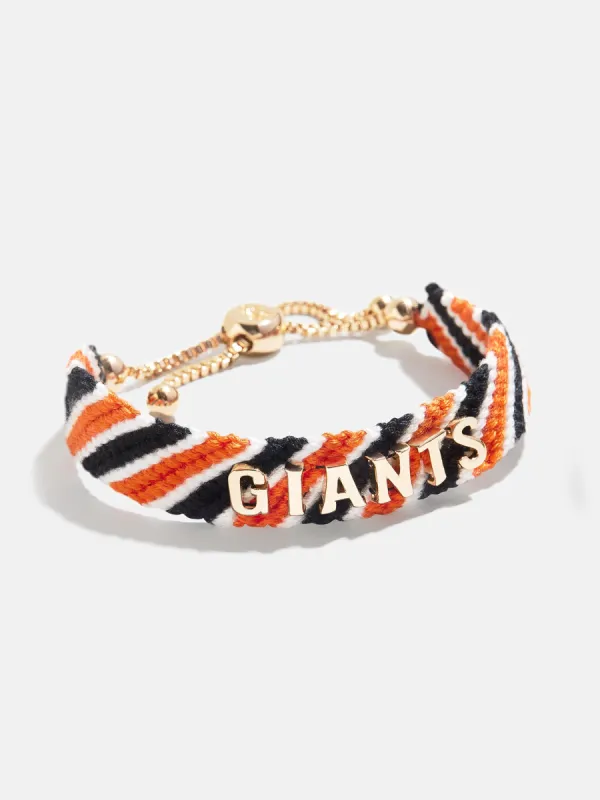 MLB Woven Friendship Bracelet - San Francisco Giants sold by BaubleBar