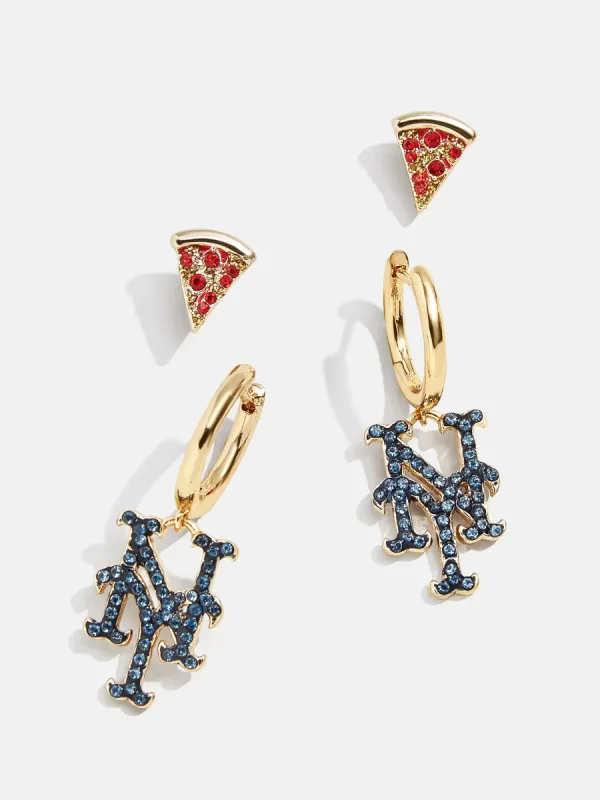 MLB Earring Set - New York Mets sold by BaubleBar