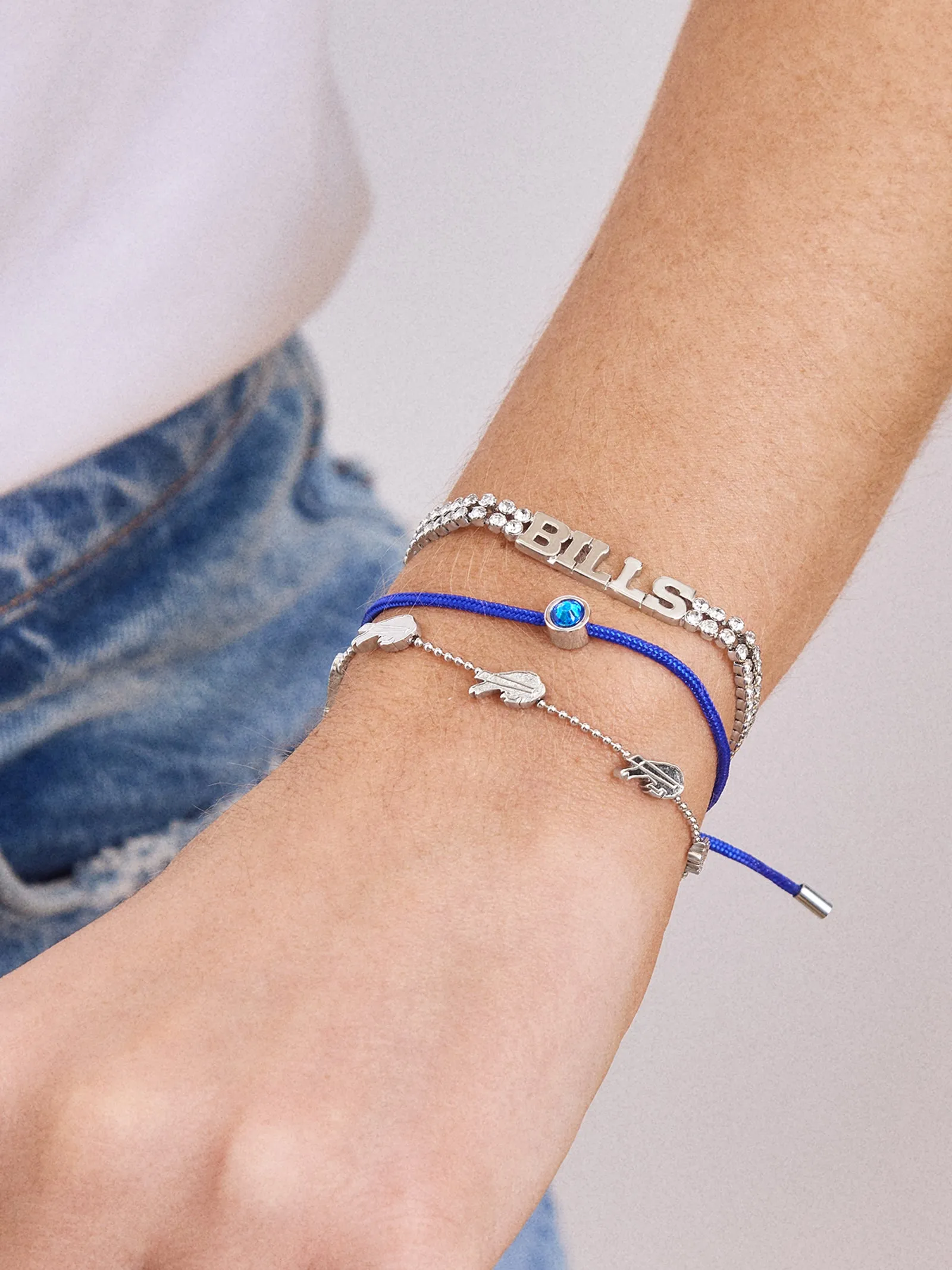NFL Bracelet Set - Buffalo Bills sold by BaubleBar product image thumbnail 2