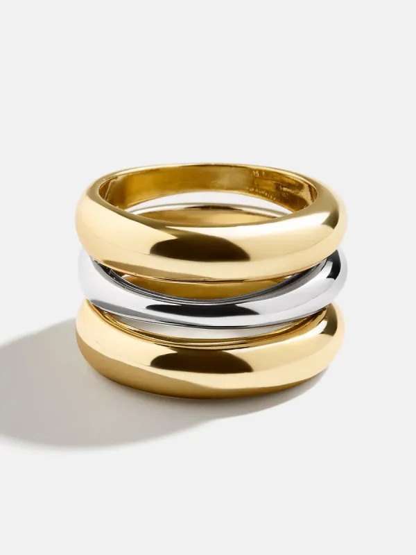 Moxie Ring - Gold/Silver sold by BaubleBar