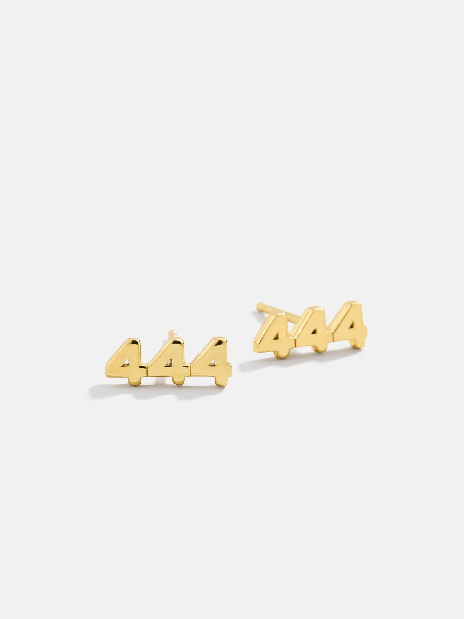 18K Gold Angel Number Earrings - Gold sold by BaubleBar product image thumbnail 5