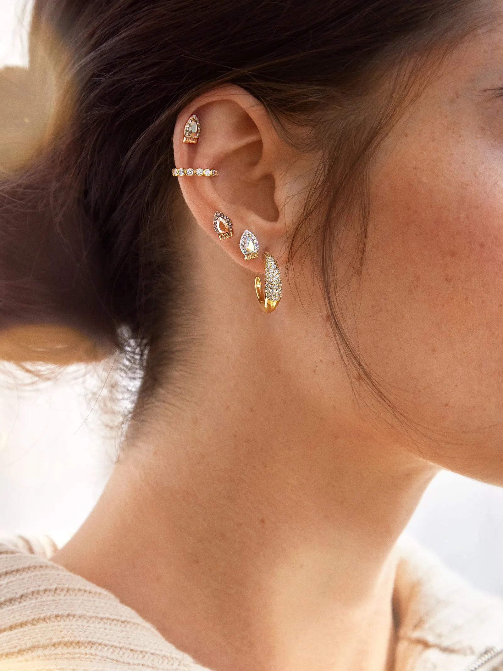 Merry and Bright Earring Set - Iridescent sold by BaubleBar product image thumbnail 2