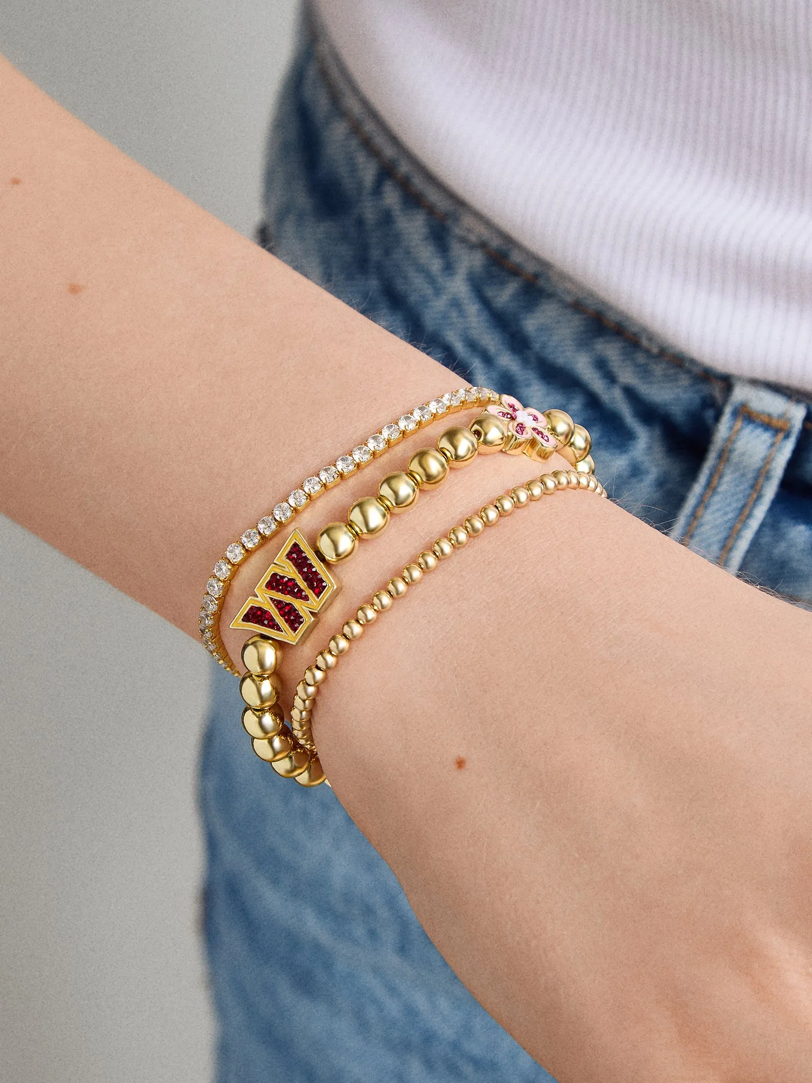 NFL Pisa Charm Bracelet - Washington Commanders sold by BaubleBar product image thumbnail 2