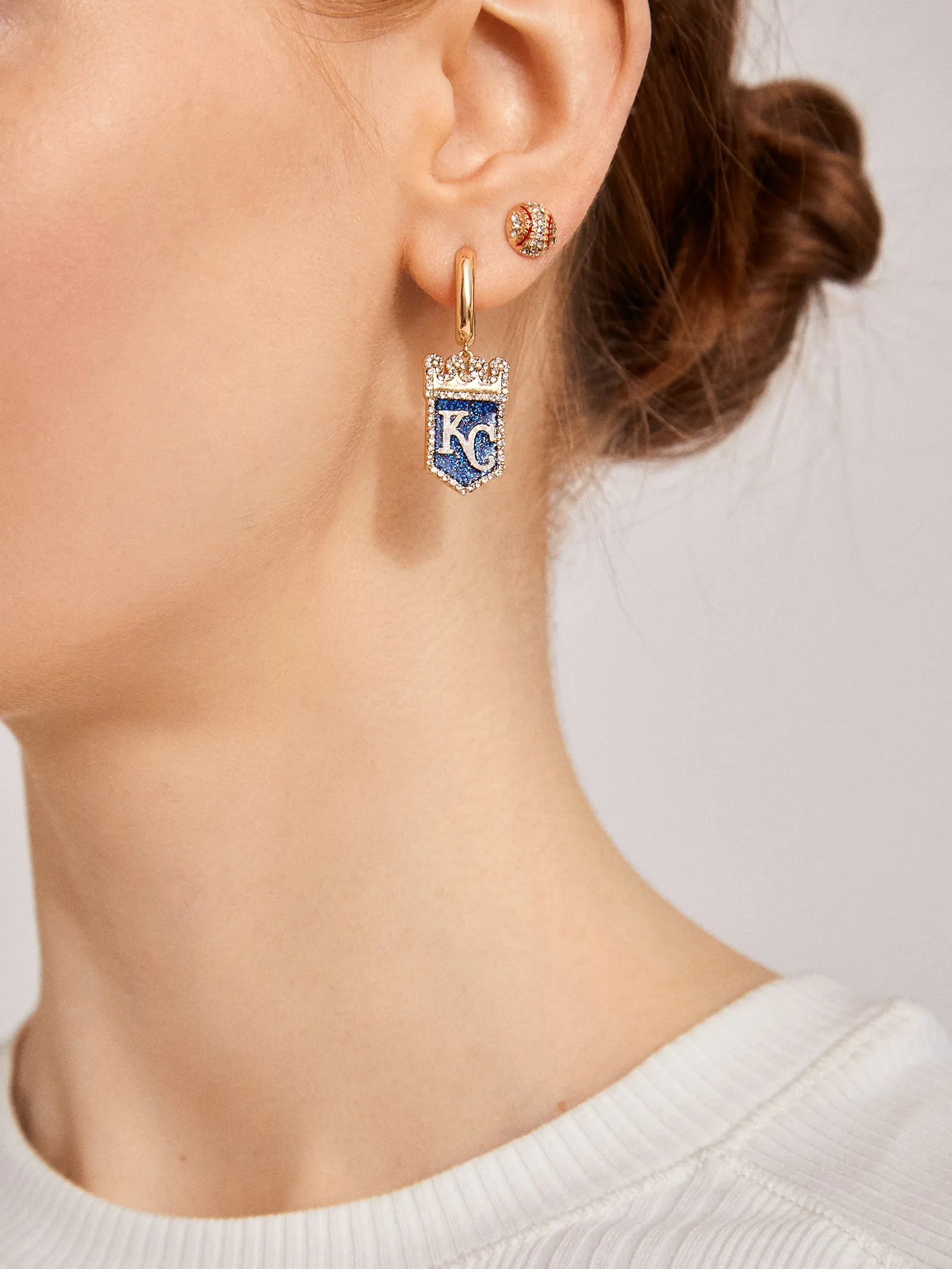 MLB Earring Set - Kansas City Royals sold by BaubleBar product image thumbnail 2
