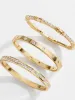 Maddie 18K Gold Ring Set - Gold/Pavé sold by BaubleBar