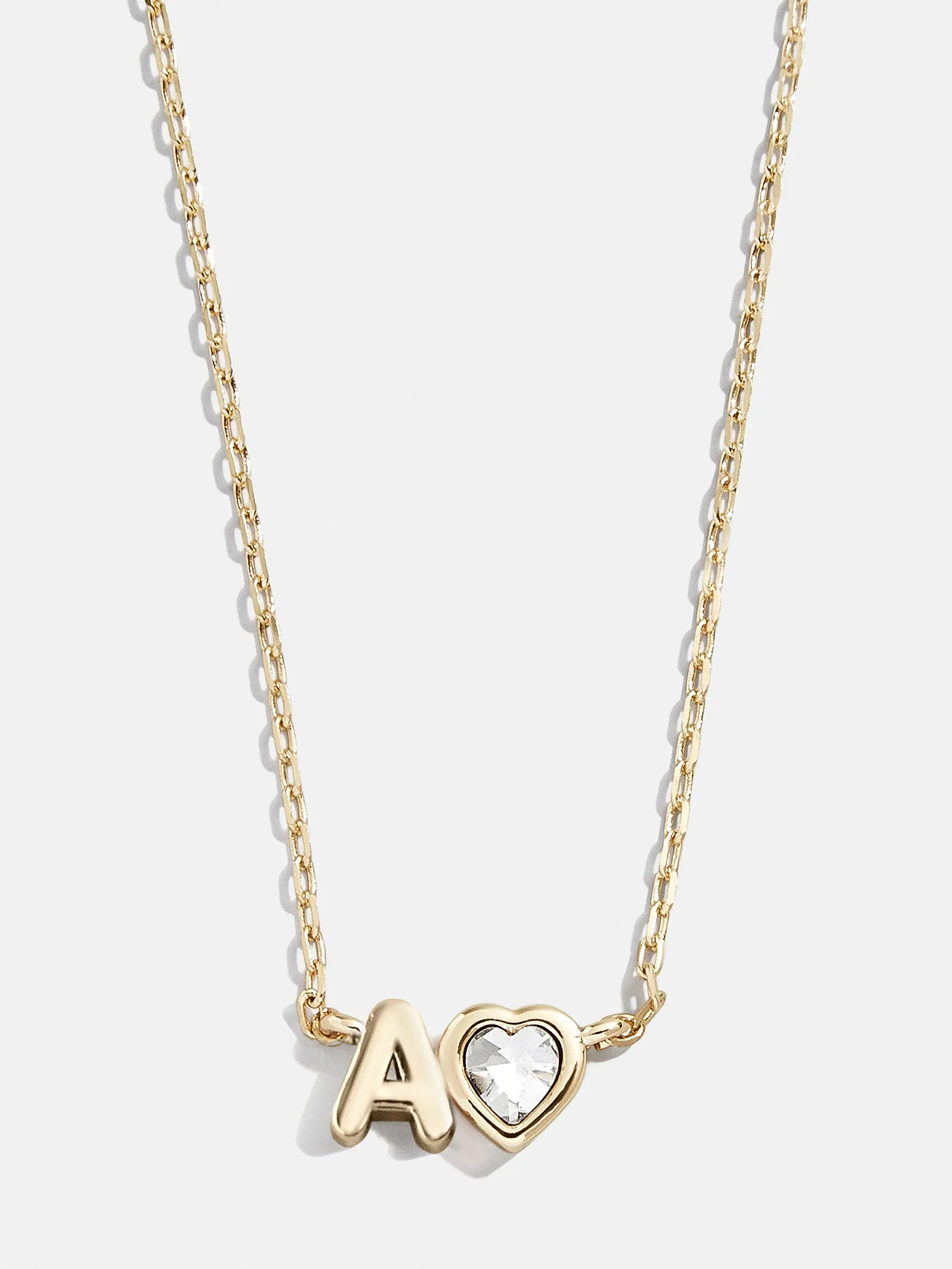 Fiona Initial Necklace - Gold/Pavé sold by BaubleBar product image thumbnail 3