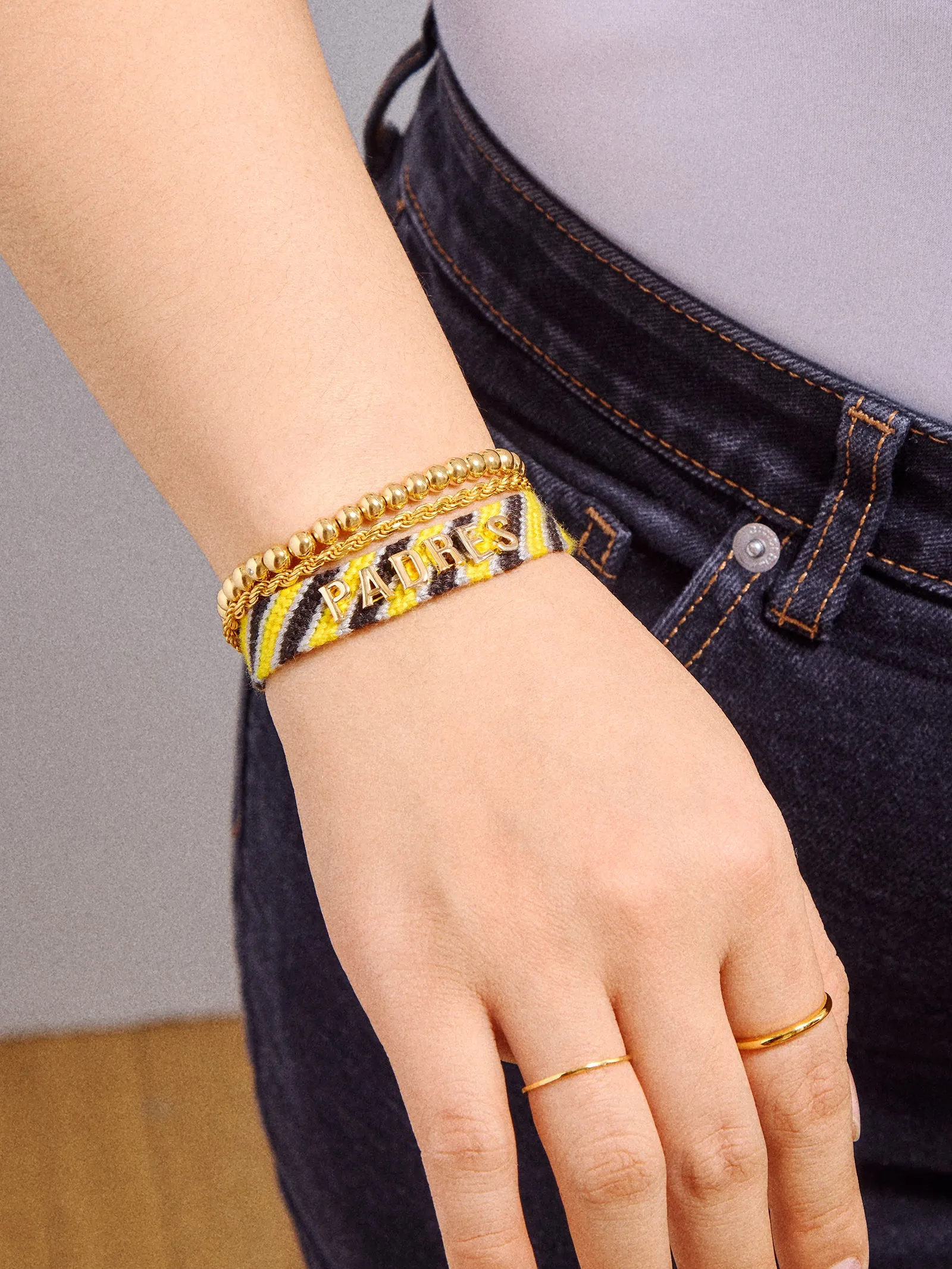 MLB Woven Friendship Bracelet - San Diego Padres sold by BaubleBar product image thumbnail 2