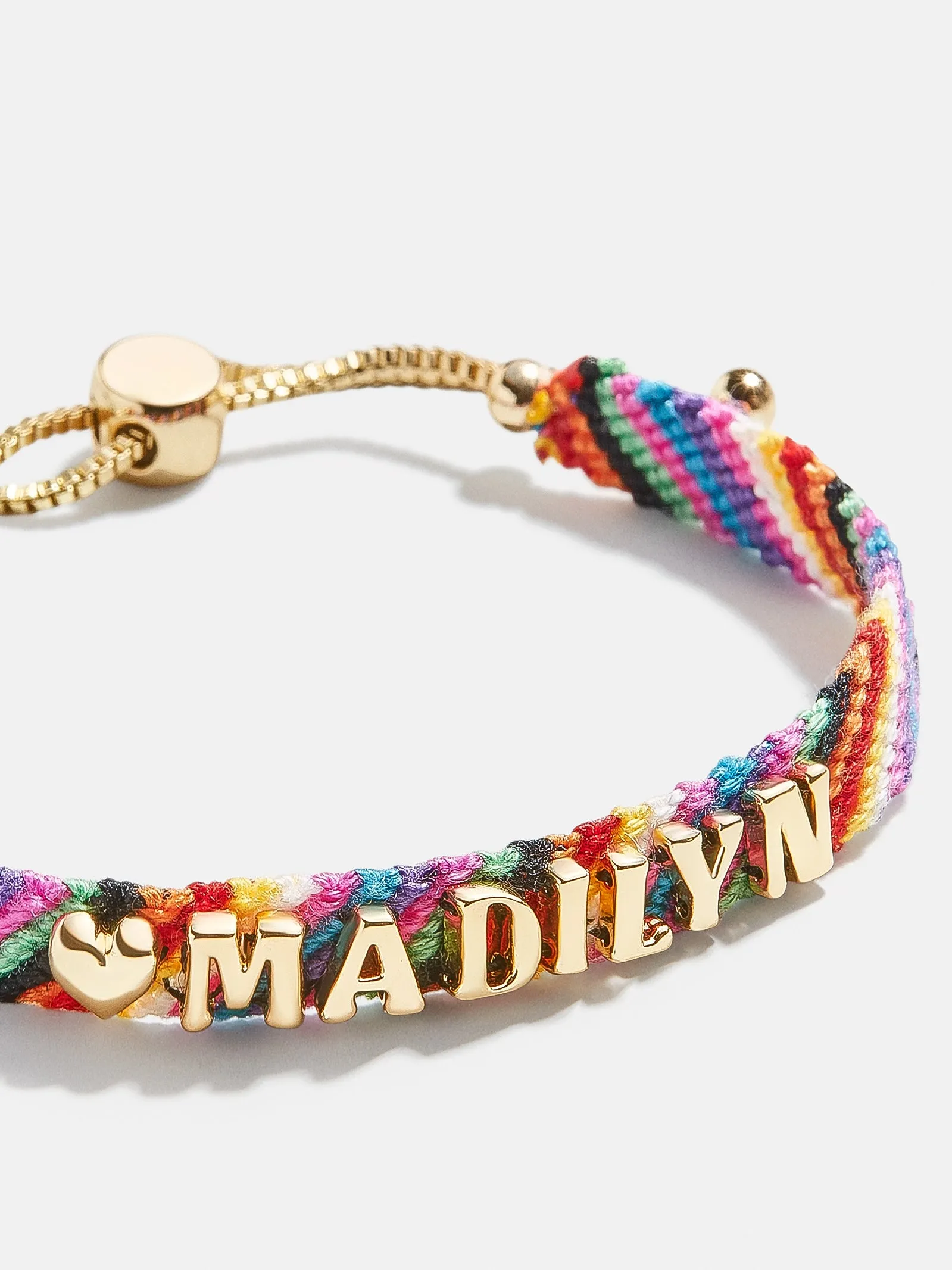 Woven Custom Friendship Bracelet - Multi Stripe sold by BaubleBar
