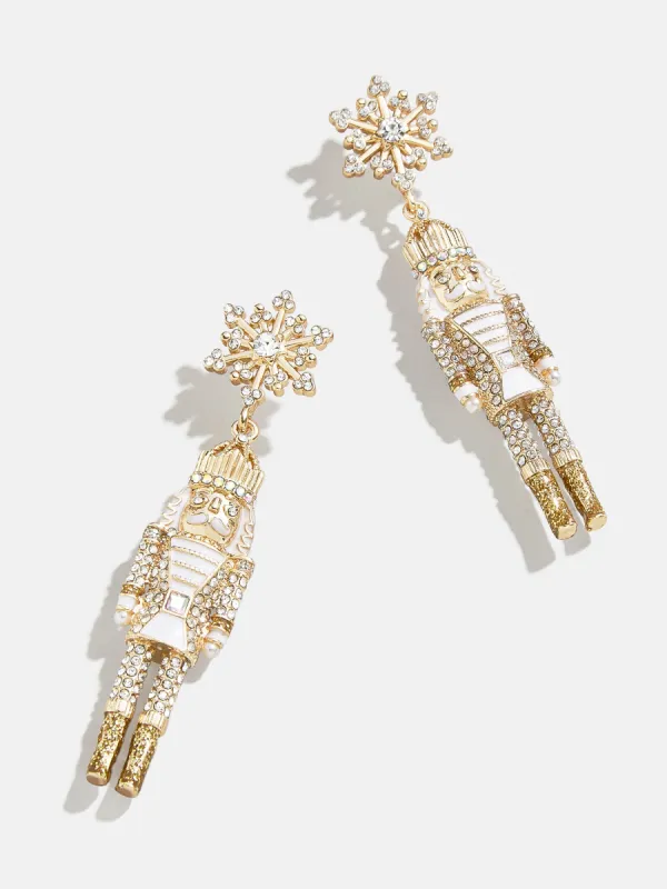 Night at the Ballet Earrings - Clear/Gold sold by BaubleBar