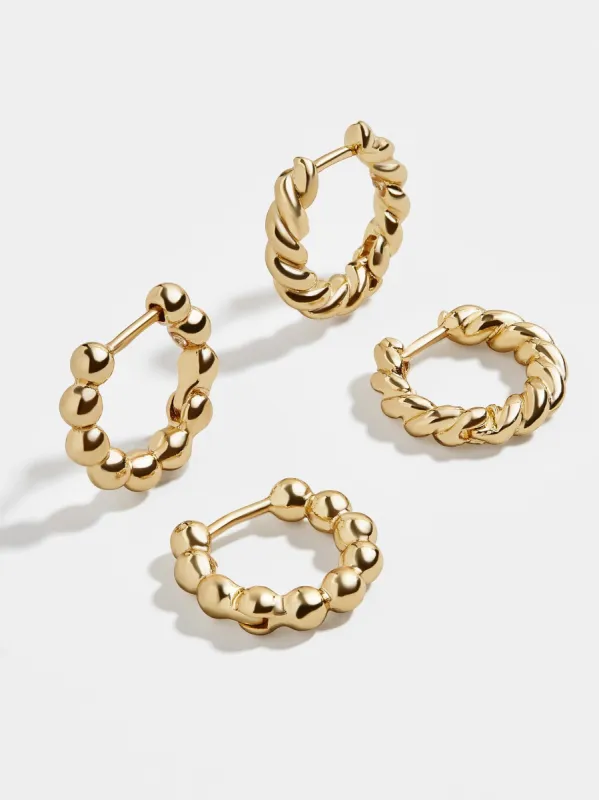 On A Swivel Earring Set - Gold sold by BaubleBar