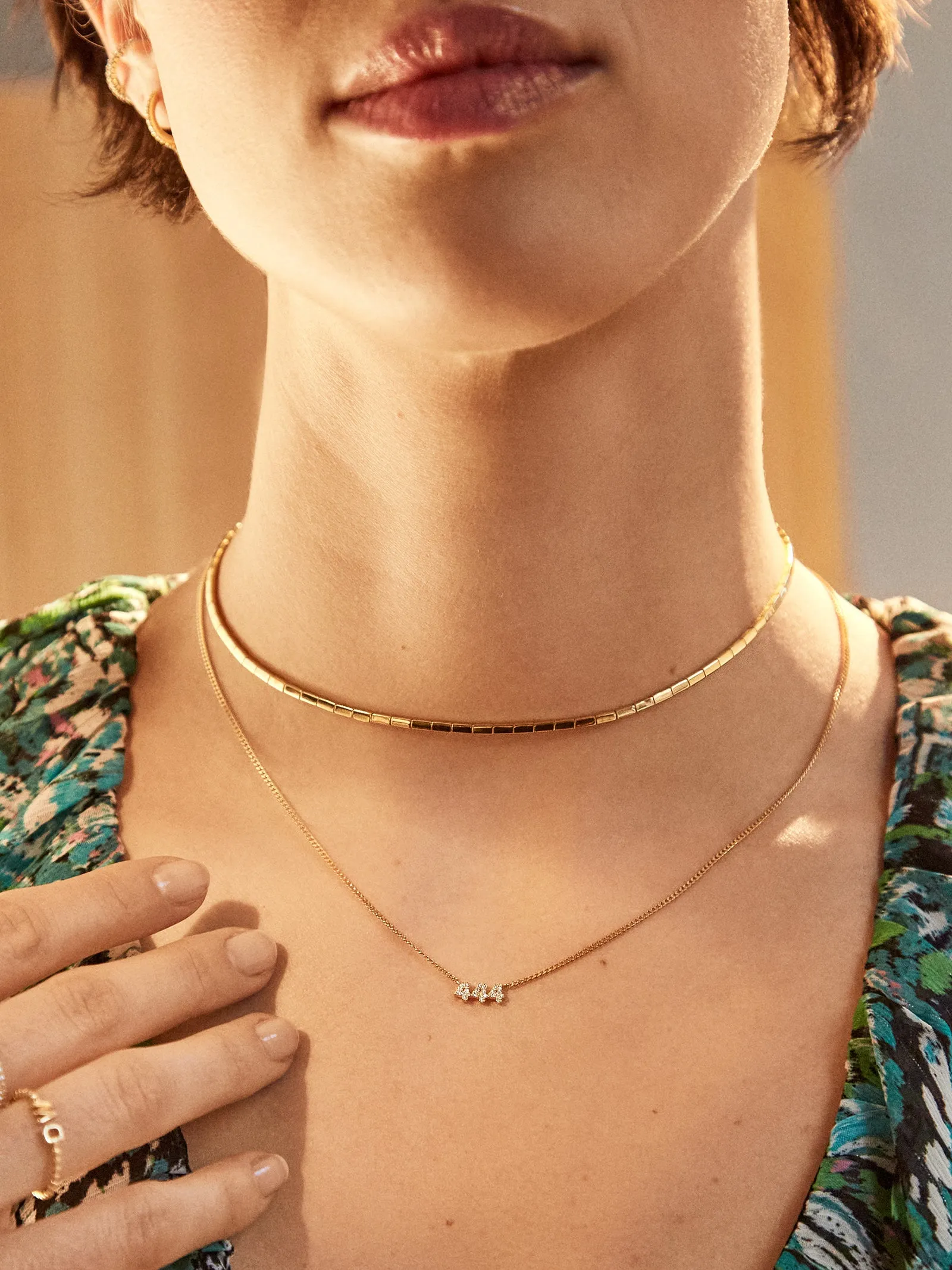 Sterling Silver Custom Angel Number Necklace - Silver sold by BaubleBar product image thumbnail 5