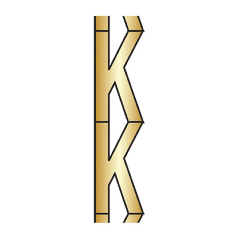 Gold Initial Bead Charm - K sold by BaubleBar