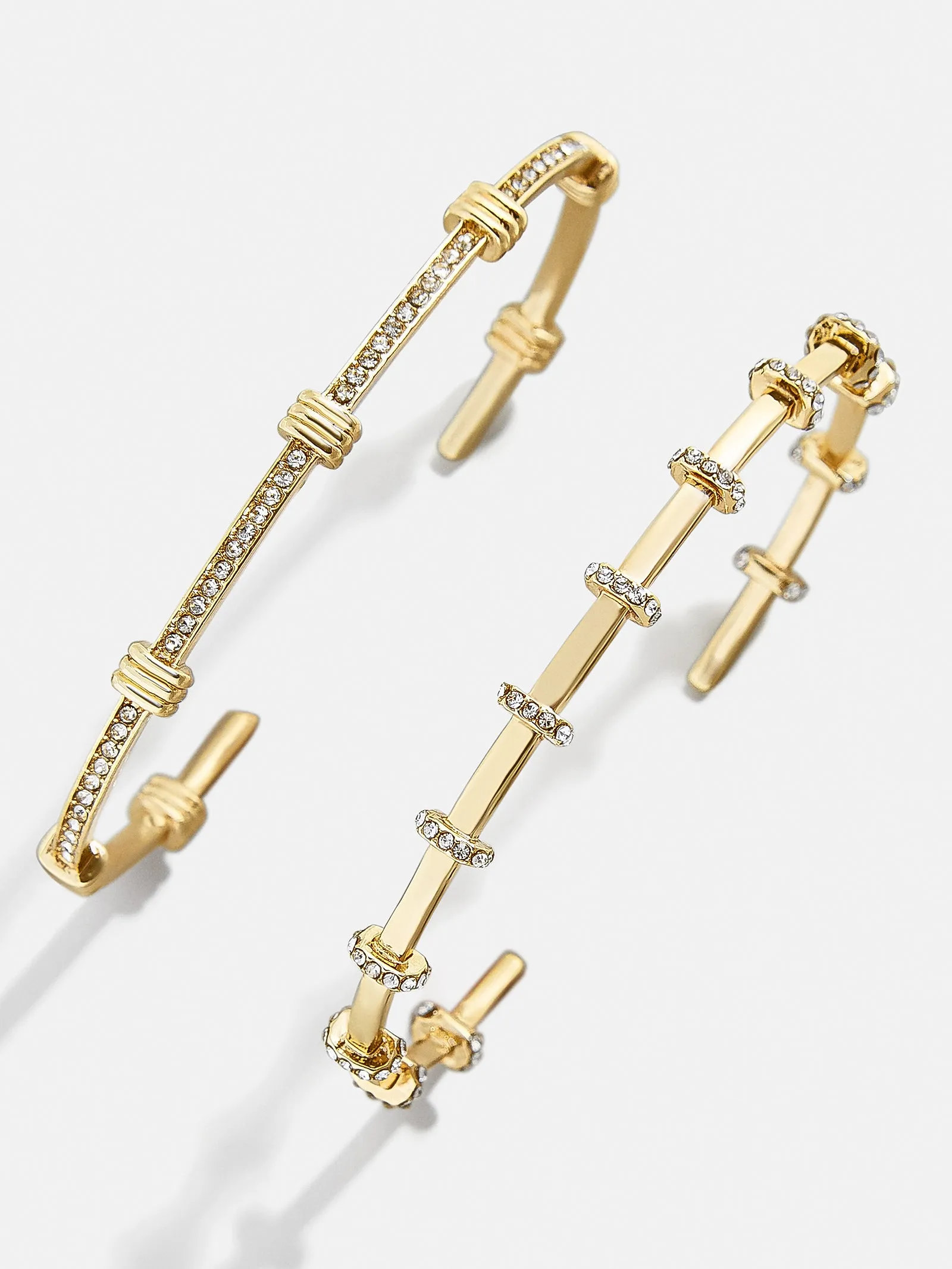 Sabrina Bracelet Set - Gold/Pavé sold by BaubleBar