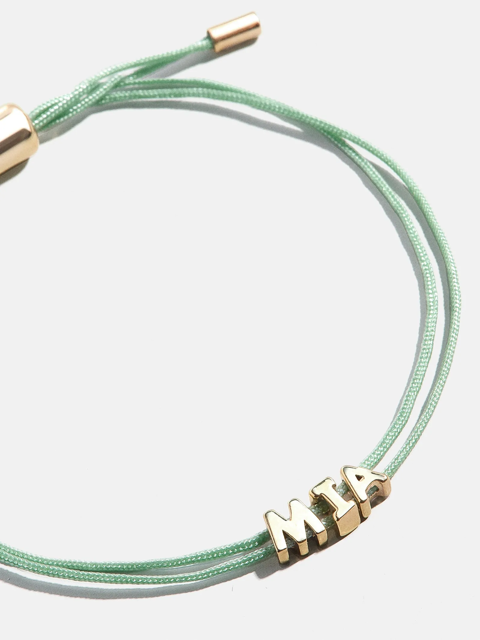 Custom Cord Bracelet - Mint sold by BaubleBar