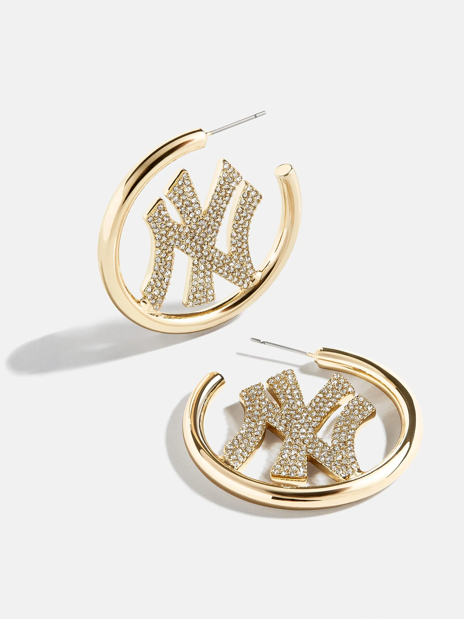 MLB Gold Logo Hoops - New York Yankees sold by BaubleBar
