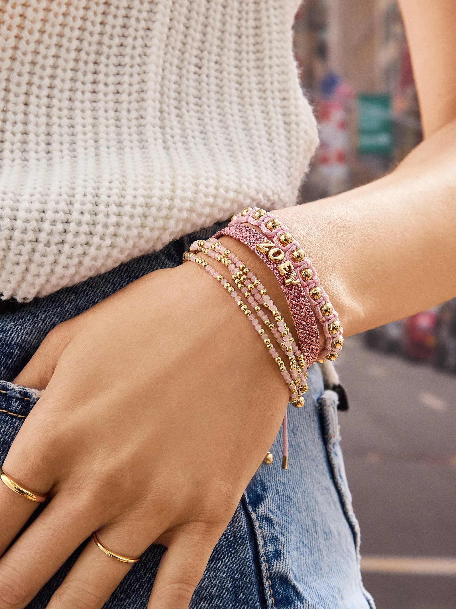 Katie Bracelet - Blush sold by BaubleBar product image thumbnail 2