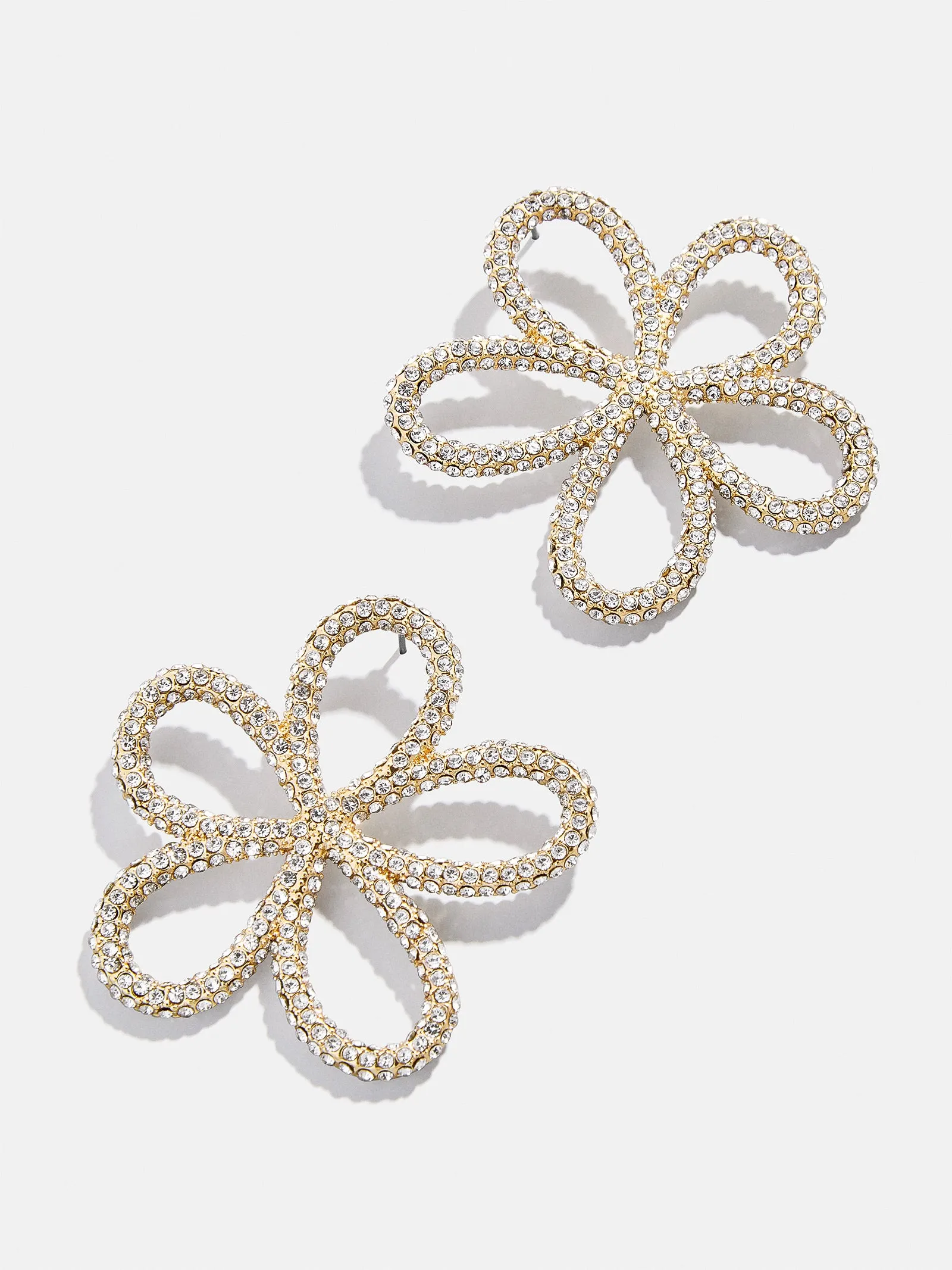 Jordy Earrings - Gold/Pavé sold by BaubleBar