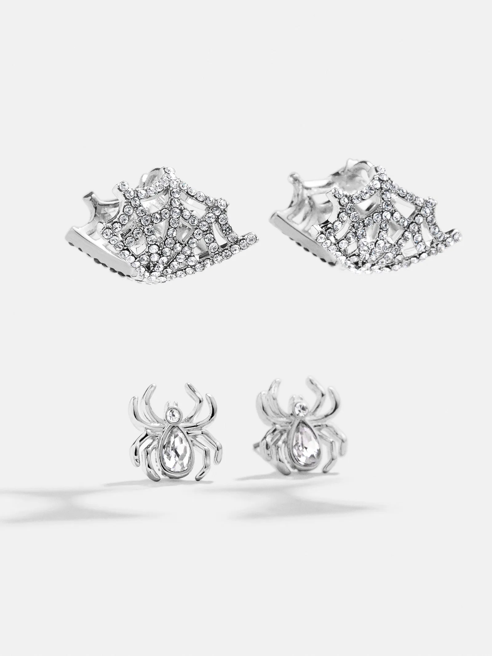 Model Crawlers Earring Set - Silver sold by BaubleBar