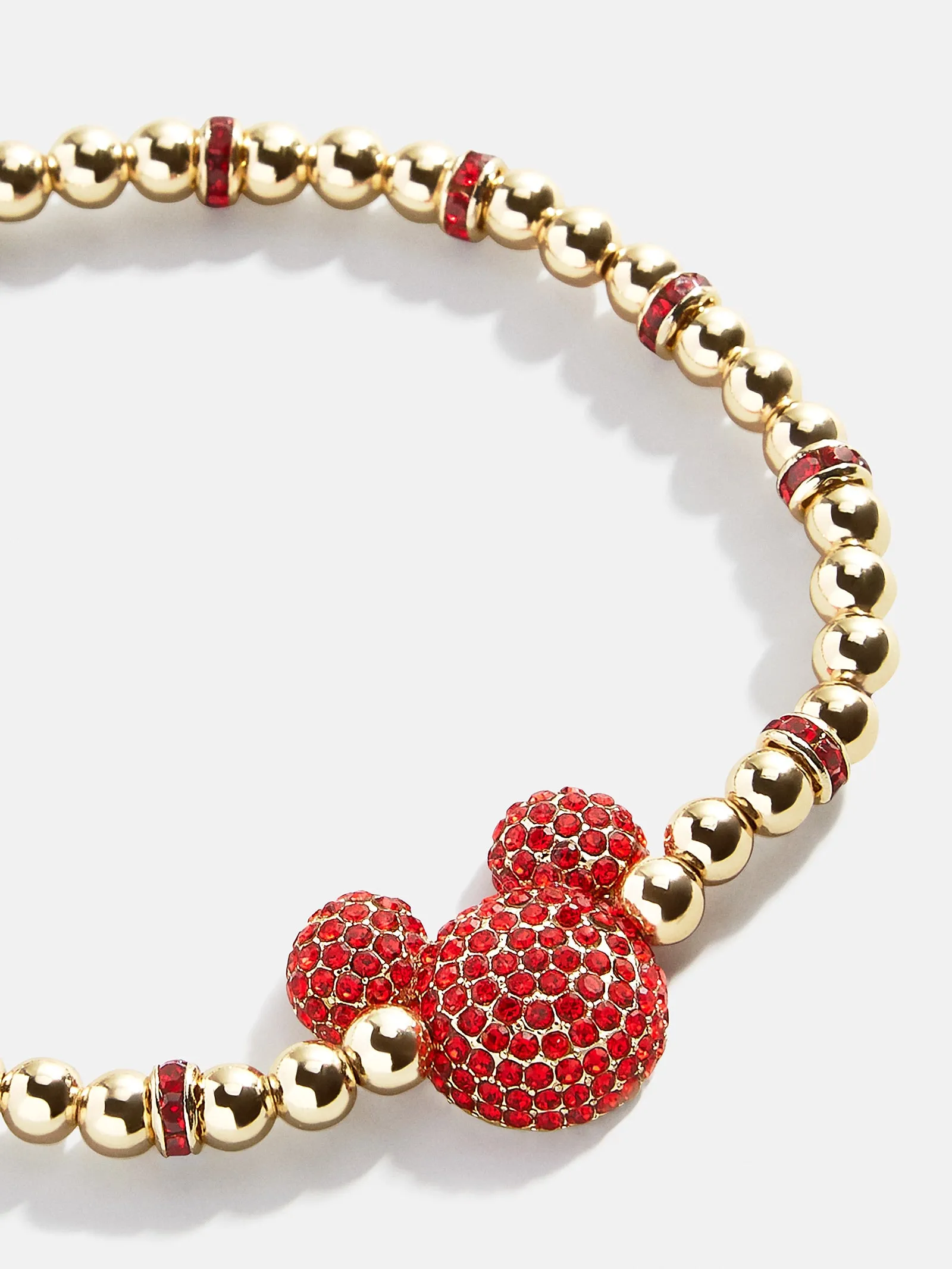 Mickey Mouse Disney Pavé Bracelet - Red sold by BaubleBar