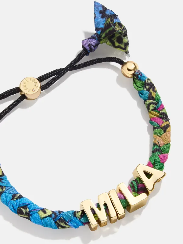 Bandana Custom Nameplate Bracelet - Multi sold by BaubleBar