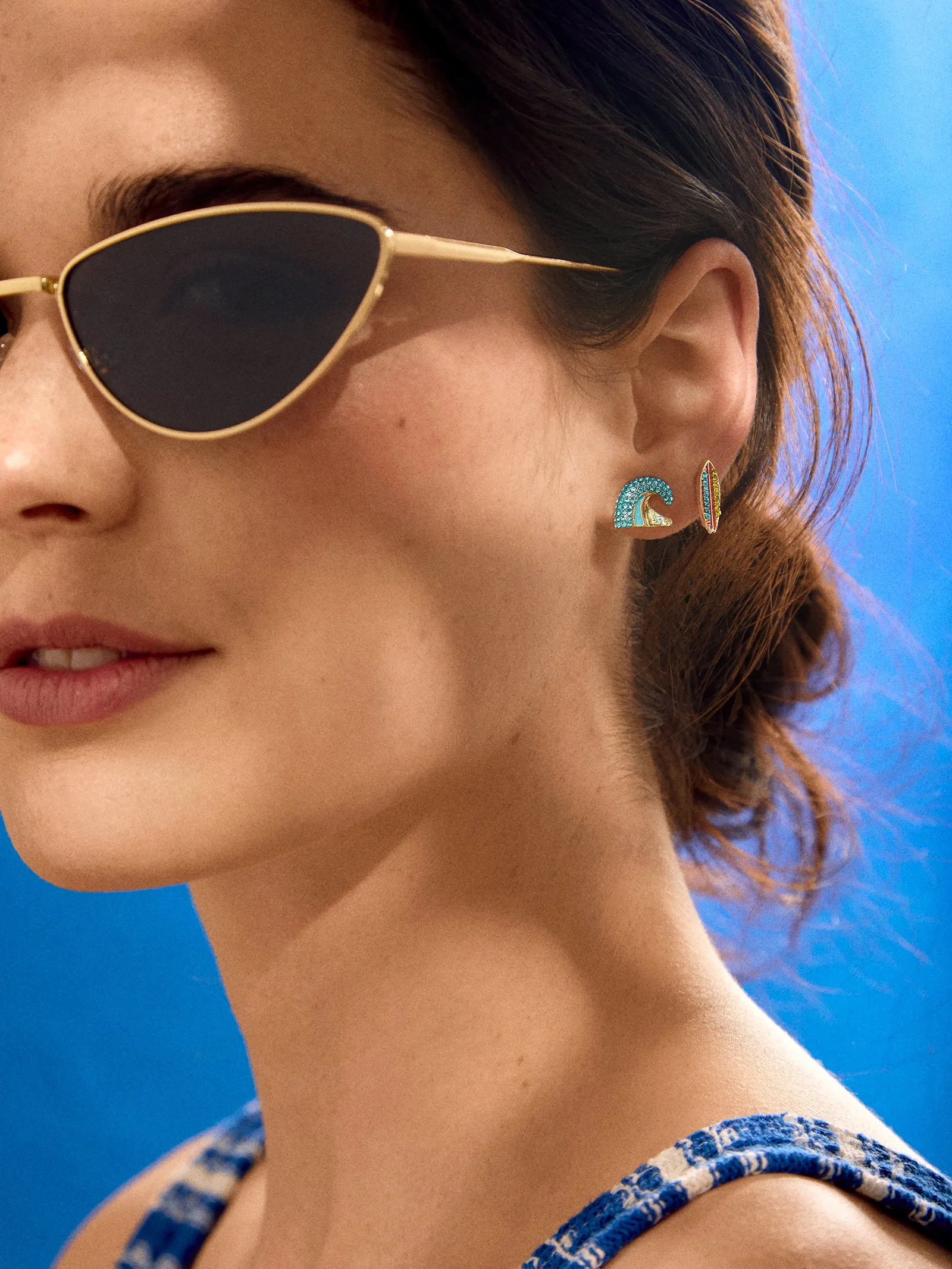 Surfs Up Earring Set - Surfs Up sold by BaubleBar product image thumbnail 2