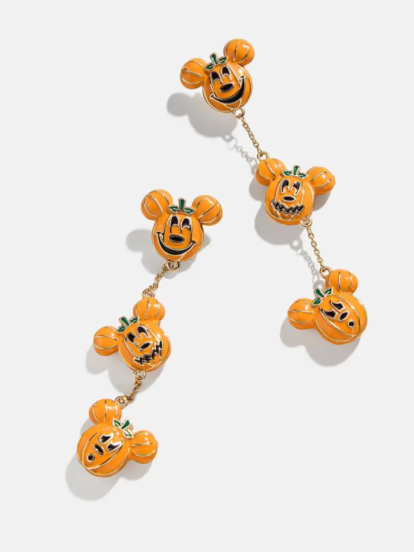Mickey Mouse Disney Floating Pumpkin Earrings - Orange sold by BaubleBar