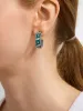 WEAR By Erin Andrews x BaubleBar Enamel Hoop Earrings - Philadelphia Eagles sold by BaubleBar