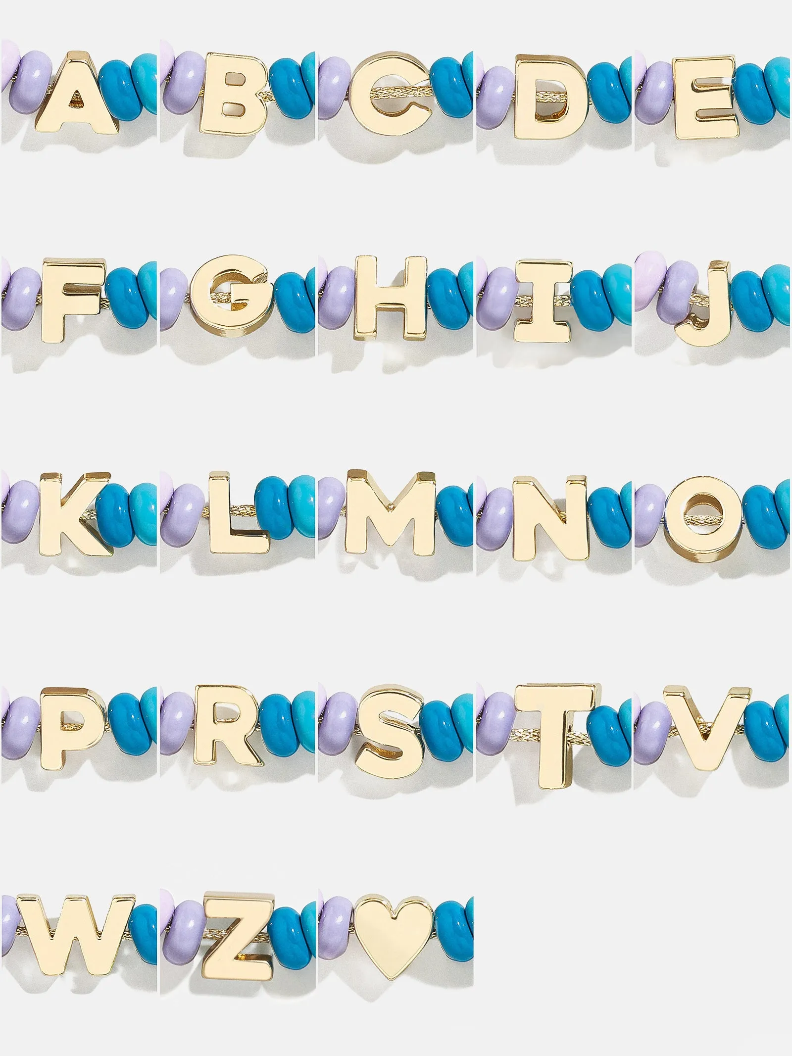 Initial Beaded Slider Bracelet - Multi sold by BaubleBar product image thumbnail 3