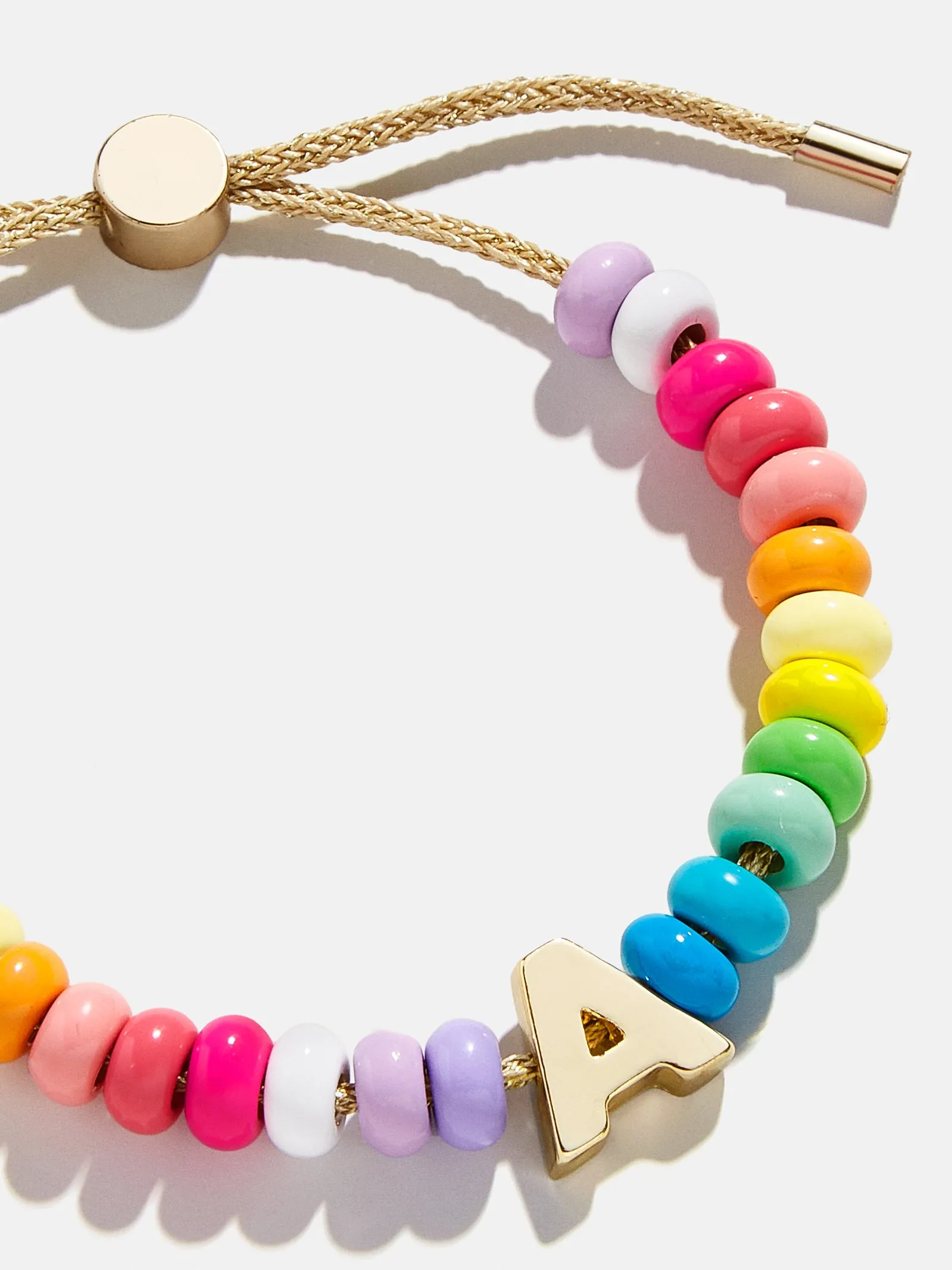 Initial Beaded Slider Bracelet - Multi sold by BaubleBar