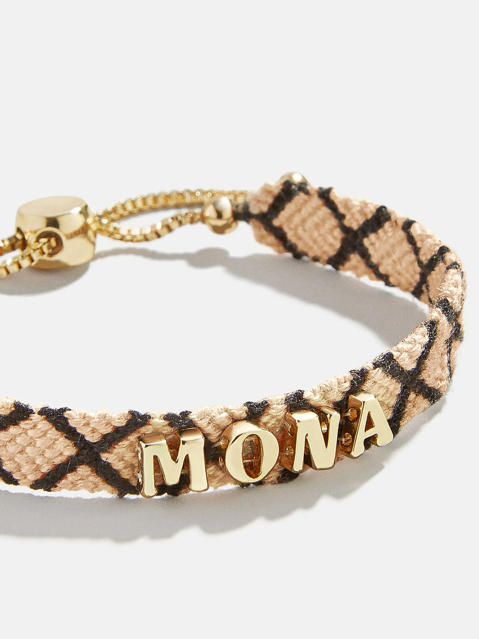 Woven Custom Friendship Bracelet - Neutral Criss Cross sold by BaubleBar product image thumbnail 3
