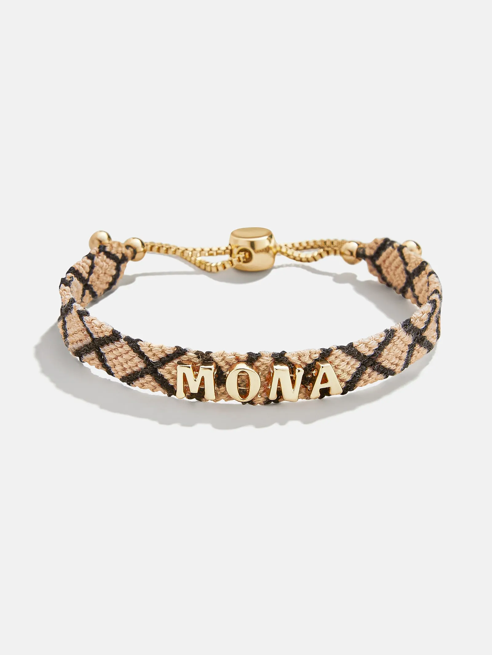 Woven Custom Friendship Bracelet - Neutral Criss Cross sold by BaubleBar product image thumbnail 5