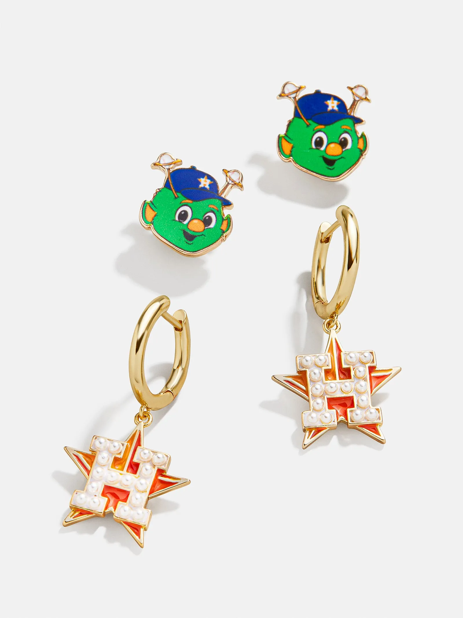 MLB Earring Set - Houston Astros sold by BaubleBar