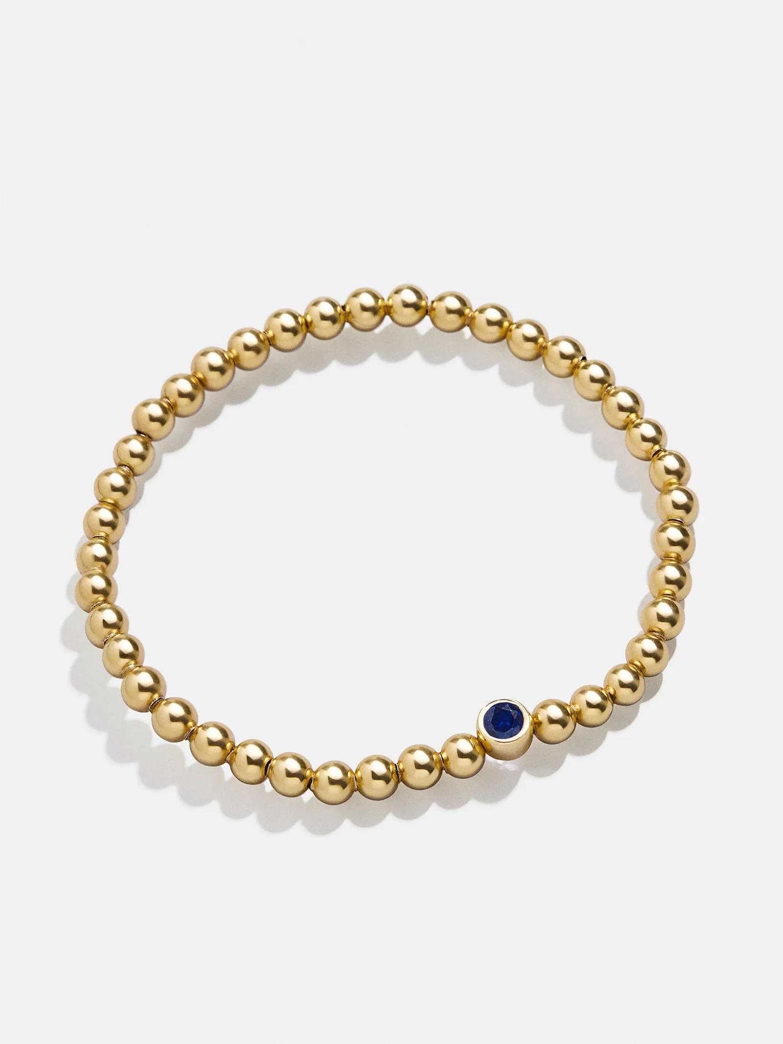 18K Gold Birthstone Pisa Bracelet - Sapphire sold by BaubleBar product image thumbnail 3