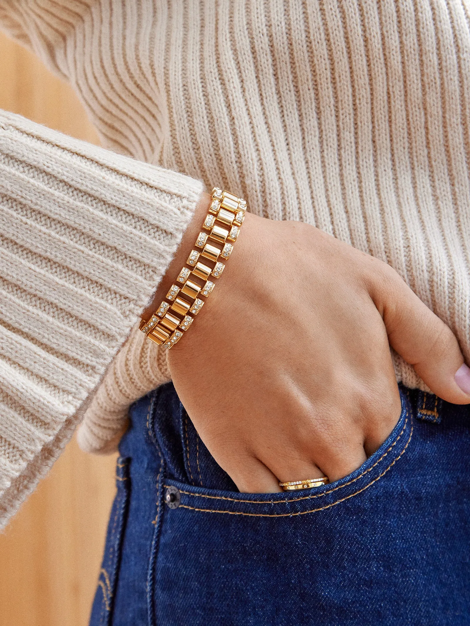 Ashton Bracelet - Gold sold by BaubleBar product image thumbnail 2