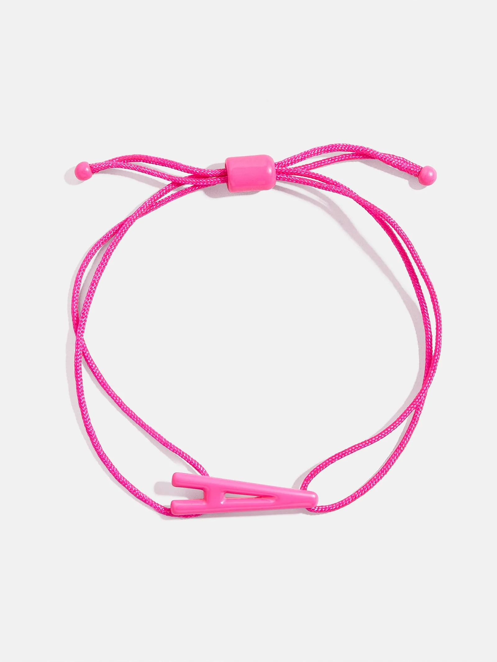 East West Initial Cord Bracelet - Hot Pink sold by BaubleBar product image thumbnail 4