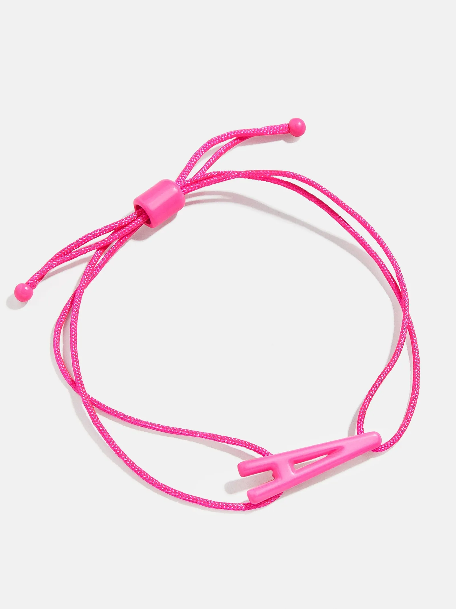 East West Initial Cord Bracelet - Hot Pink sold by BaubleBar product image thumbnail 3