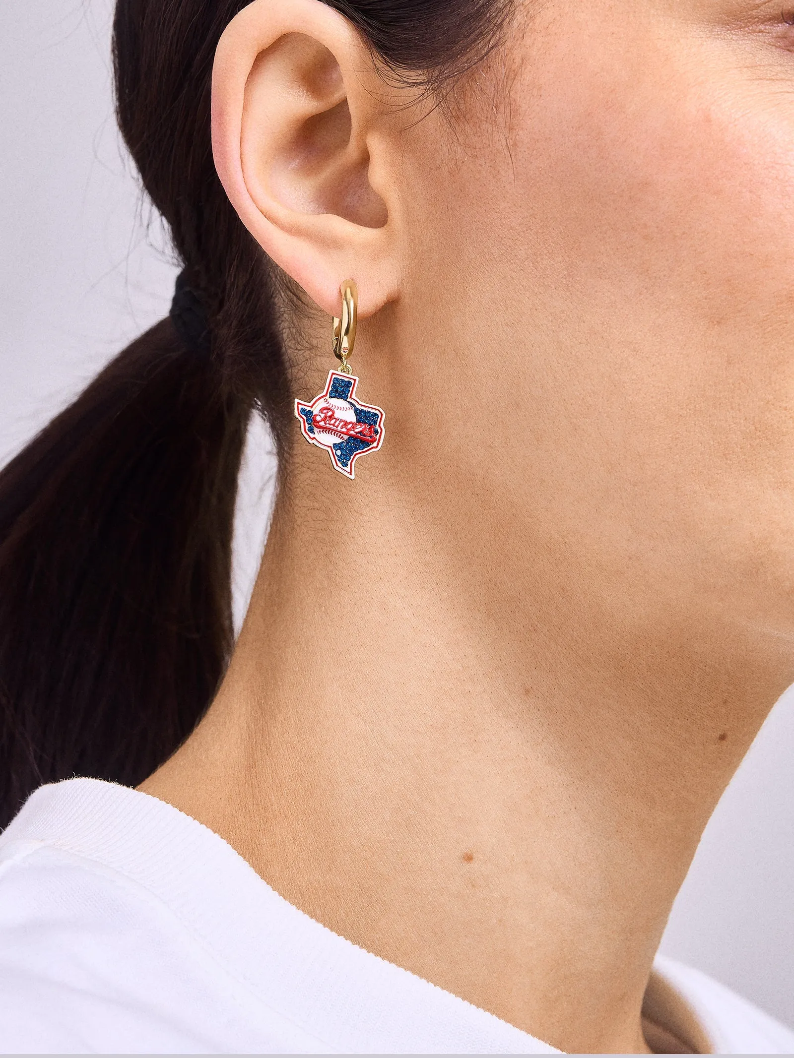 MLB Earring Set - Texas Rangers sold by BaubleBar product image thumbnail 2