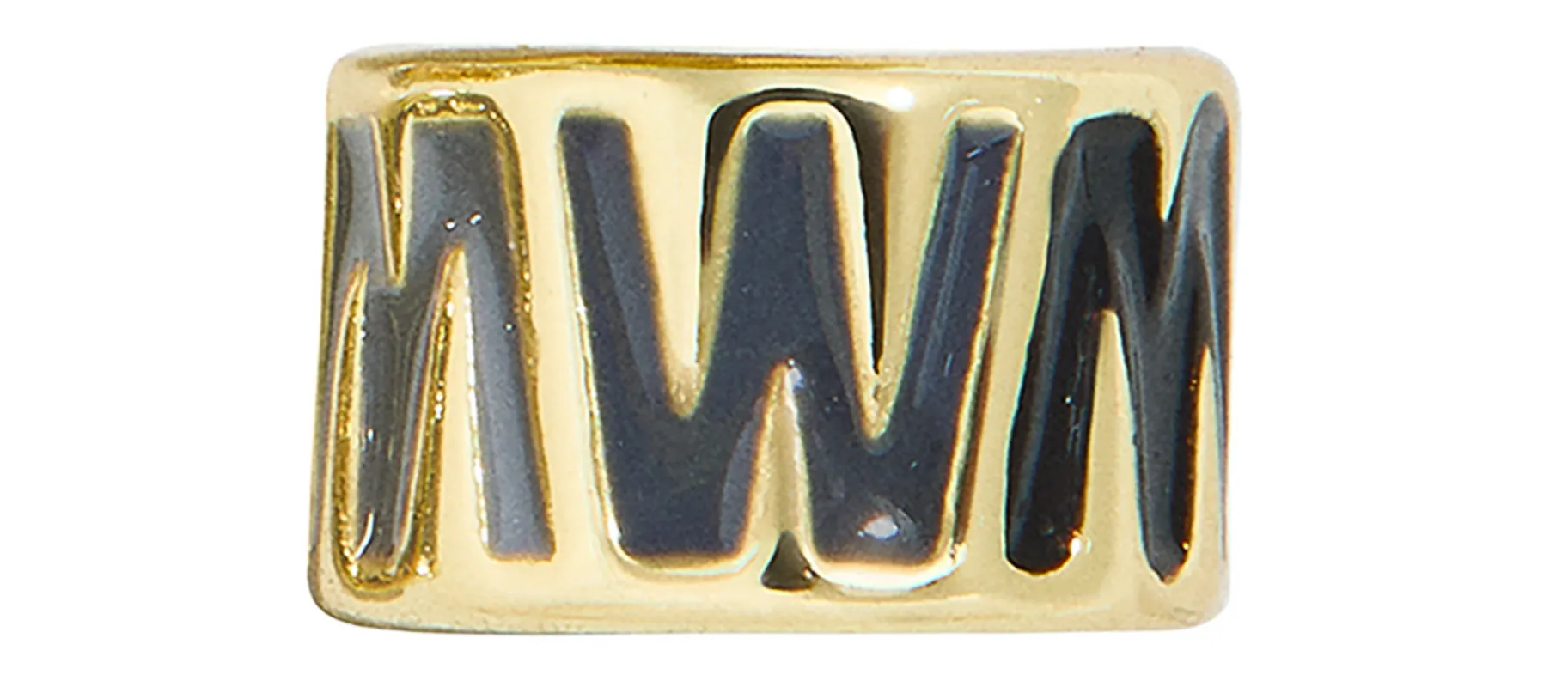 Neutral Initial 360 Spinner Charm - W sold by BaubleBar