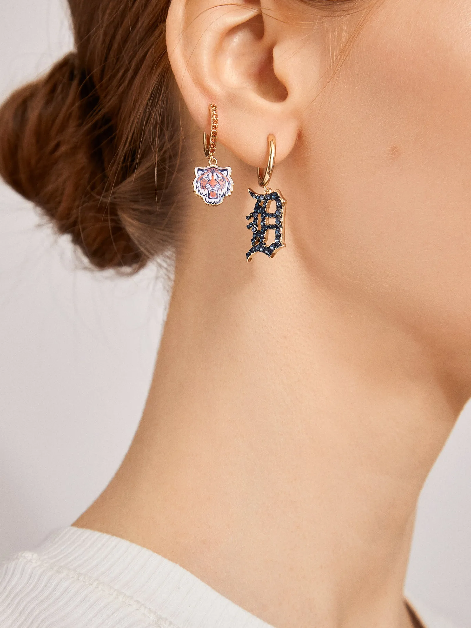 MLB Earring Set - Detroit Tigers sold by BaubleBar product image thumbnail 2