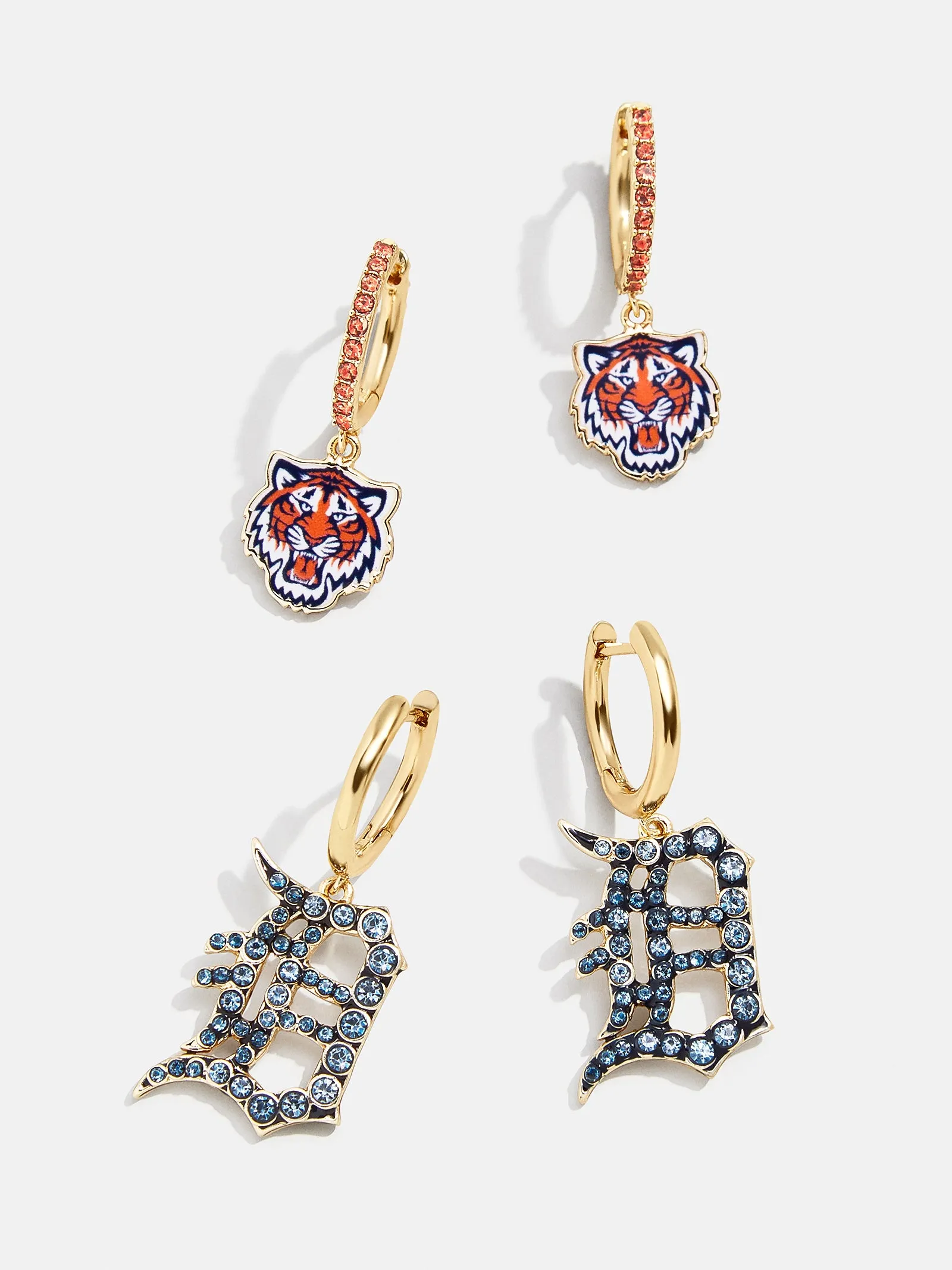 MLB Earring Set - Detroit Tigers sold by BaubleBar
