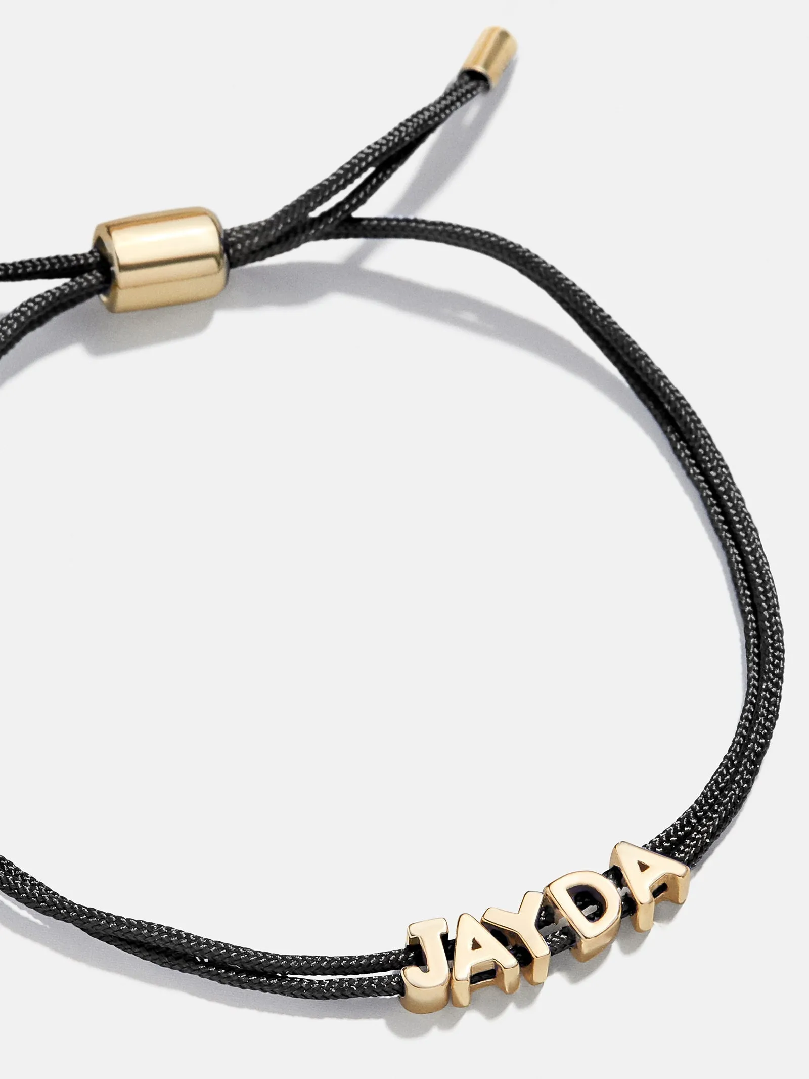 Custom Cord Bracelet - Black sold by BaubleBar