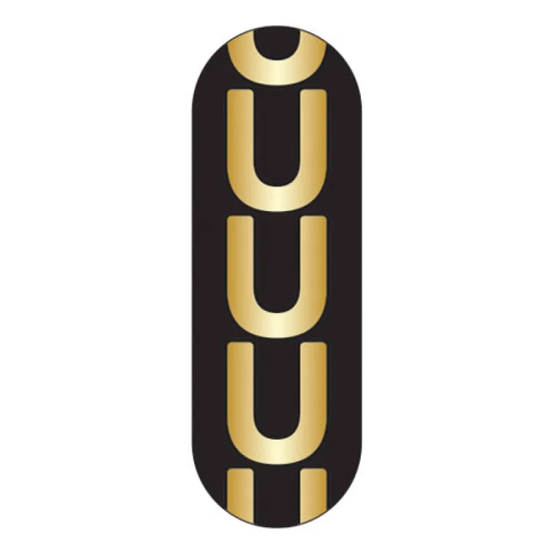 Black Initial Bead Charm - U sold by BaubleBar