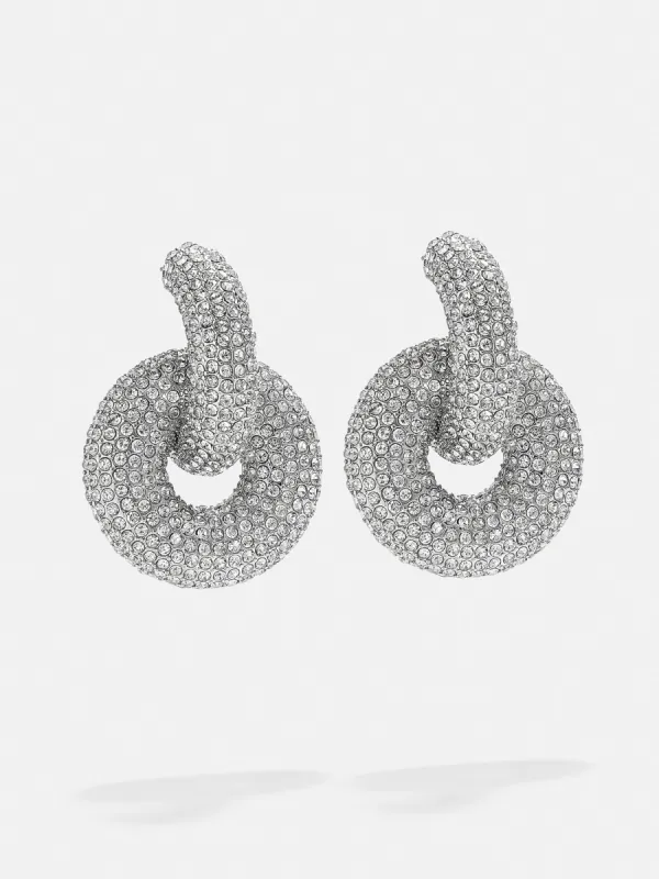 Mia Earrings - Pavé sold by BaubleBar