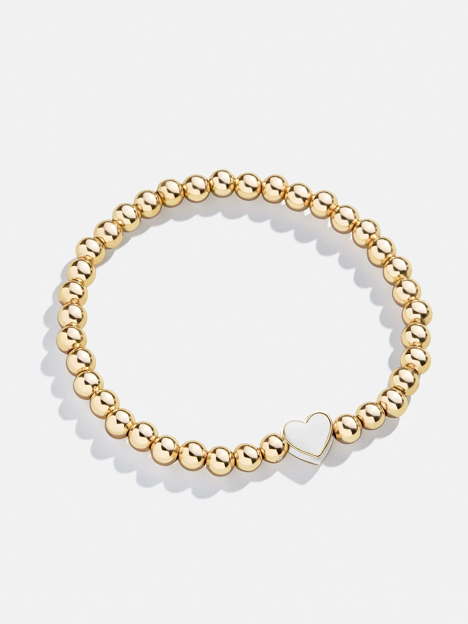 Positivity Pisa Bracelet - White/Gold sold by BaubleBar product image thumbnail 3