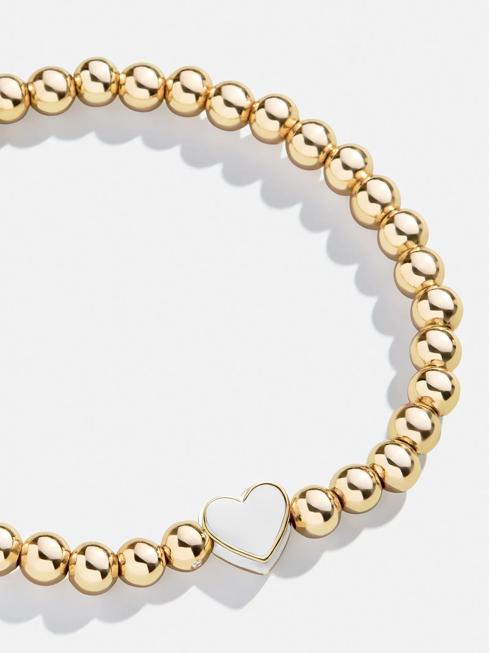 Positivity Pisa Bracelet - White/Gold sold by BaubleBar