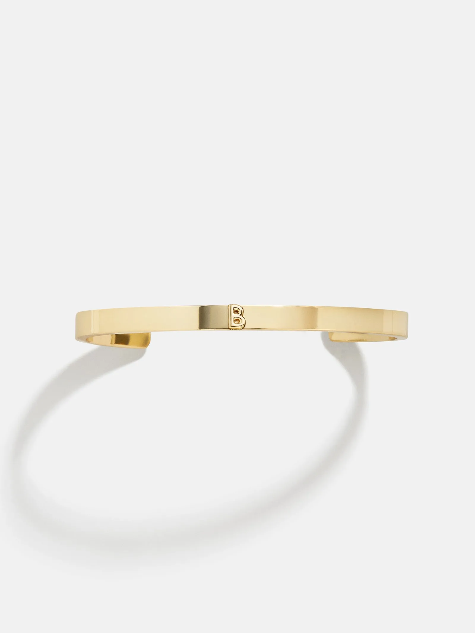 Initial Cuff Bracelet - Gold Letter sold by BaubleBar product image thumbnail 4