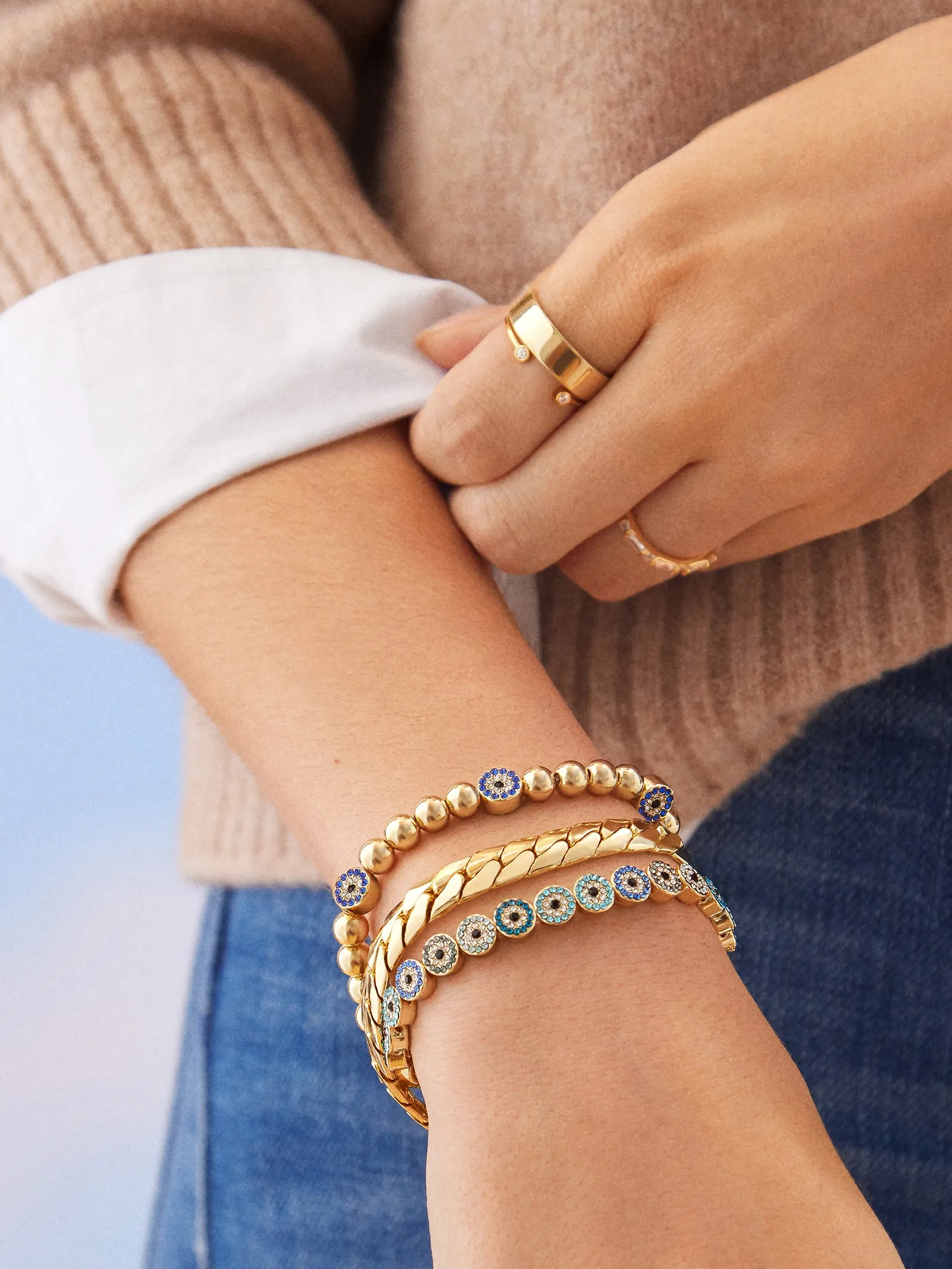 Kaya Bracelet - Blue sold by BaubleBar product image thumbnail 2