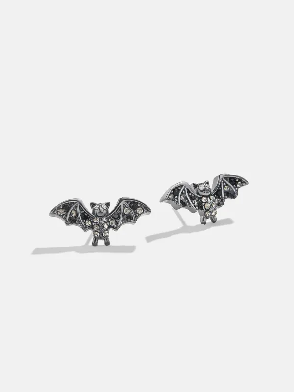 Batty About You Stud Earrings - Bat sold by BaubleBar