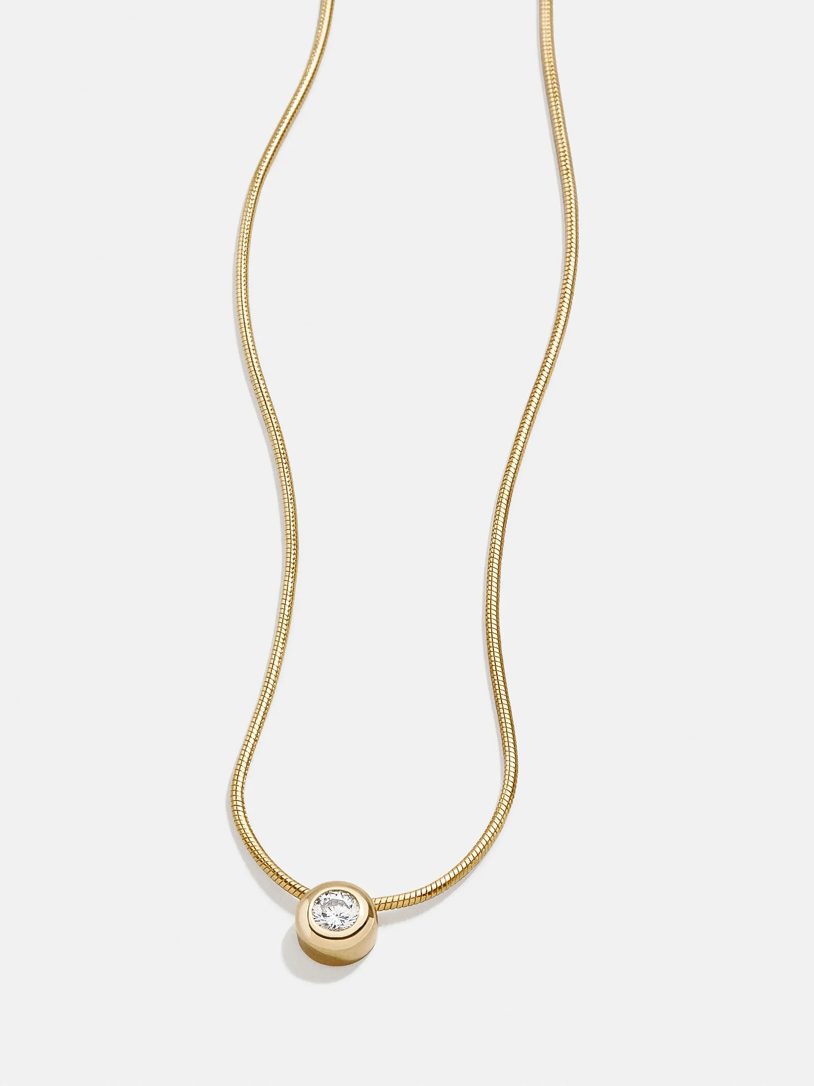 Celease 18K Gold Necklace - Gold/Pavé sold by BaubleBar