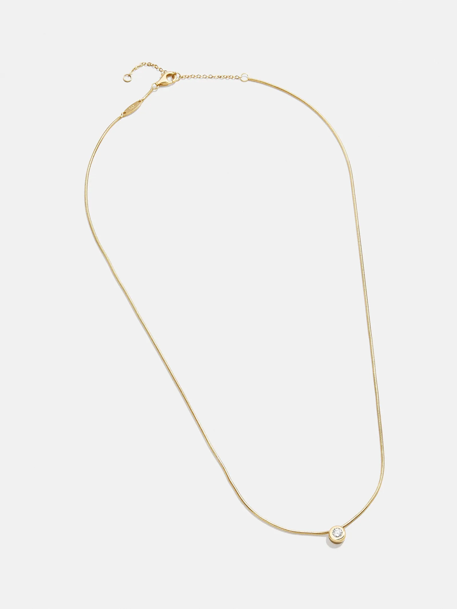 Celease 18K Gold Necklace - Gold/Pavé sold by BaubleBar product image thumbnail 3